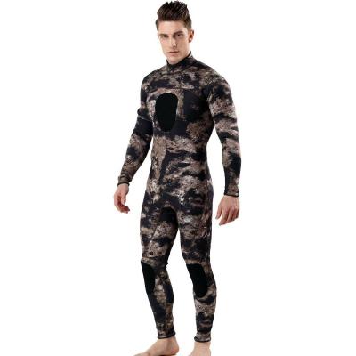 China Hot Sale 5mm MEN Neoprene Scuba Diving Wetsuit Camouflage Spearfishing Mens Wetsuits for sale