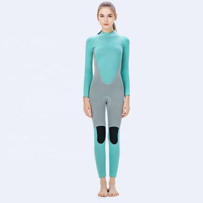 China Women Fashion 3mm Girl Quality Neoprene Professional One Piece Scuba Surfing Full Wetsuit for sale