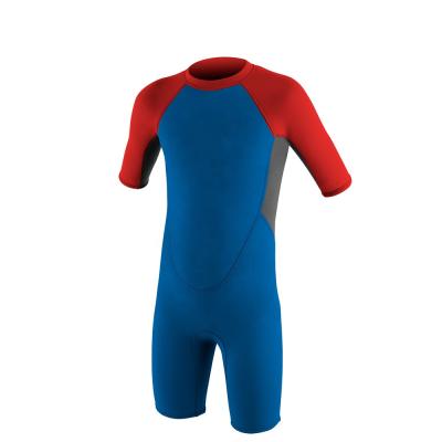 China Men's 3mm Back Short Sleeve Back Zipper Scuba Diving Neoprene Freediving Wetsuit for sale