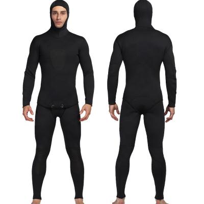 China MAN 2. PCS 5mm Neoprene Spearfishing Sports Scuba Diving Hunting Wetsuit for sale