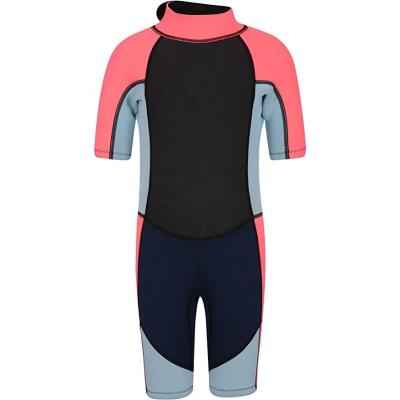 China Colorful Kid Kids Youth Long Sleeve Customization 3/2mm Surfing Scuba Neoprene Wetsuit for sale