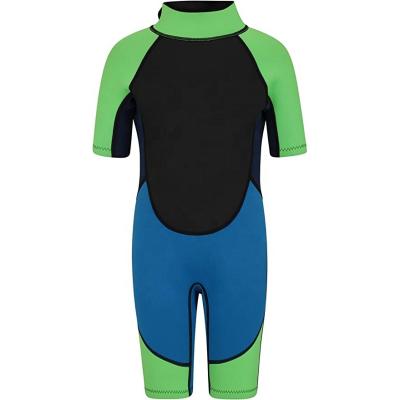 China Child Factory Price Children 3/2mm Short Scuba Diving Customization Surfing Snorkeling Wetsuit for sale