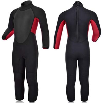 China Kid Children Sleeve Long Back Wetsuit Snorkeling Full Zip Aqua Water Sports for sale