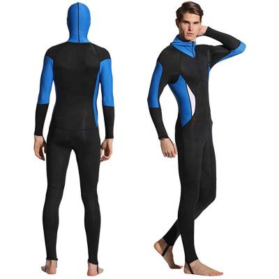 China Mens Long Sleeve Full Spandex Cloth Sports Hoods One Piece Wetsuit Sun Protector Rash Guard for sale