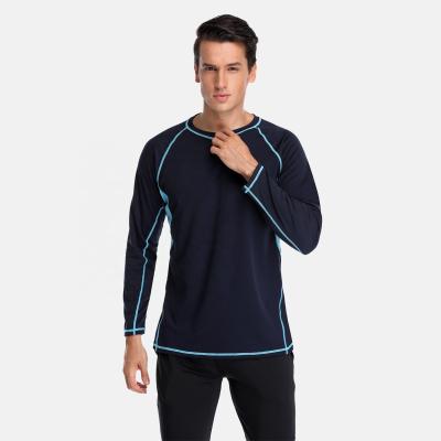 China Long Sleeve Surfing Sportswear Long Sleeve Anti-UV Men's Protection Rash Guard for sale