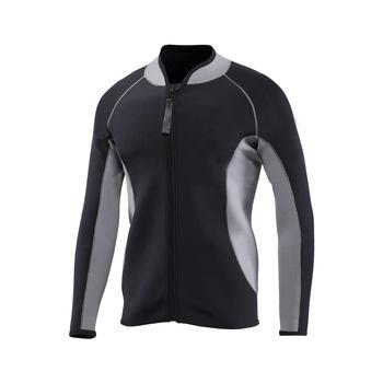 China Hot Sale MEN Adult Snorkeling 3mm Neoprene Customed Surfing Jacket Snorkeling Top Long Sleeve for sale