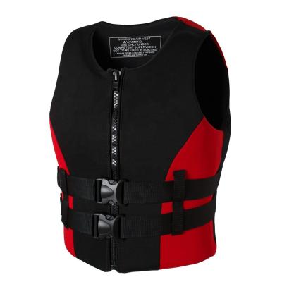 China Traditional Nylon EPE/PVC Singlet Tank Foam For Water Sports High Quality Neoprene Adult Life Vest for sale