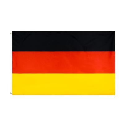 China Waterproof Economical custom design In Stock World cup germany 3x5 ft country flag High quality custom polyester german flag for sale