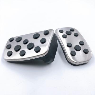 China Aluminum Auto Brake Rest Foot Matte Heel Mat Car Padded Low Rubber Pedal For Toyota CHR IZOA Corolla LEVIN for sale