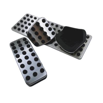 China New Aluminum Alloys and Plastics Pedal Covers Gas Pedal and Brake Covers for Mercedes-Benz Manual Transmission 2008-2018 for sale