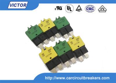 China Normal Closed Single Pole Circuit Breaker 10A 28Vdc SAE J553 / SAE J1171 for sale