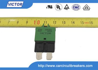 China Single Pole ATC 5A 28V DC E39 Auto Reset Circuit Breaker With Zinc Housing for sale