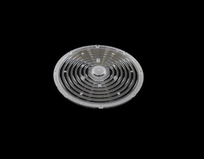 중국 Φ265mm 하이 베이 UFO LED 광 렌즈 120도 고전력 산업 부지 조명 판매용