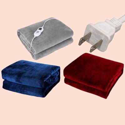 China Hotel Warmth Blanket Nap Quilt Flannel European Standard Electric Blanket Heating Blanket for sale