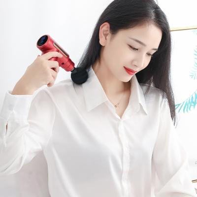 China Body Vibration Massage Gun Drop Shipping Comfortable Portable Vibrating Mini Tissue Deep Percussion Muscle Massage Gun for sale