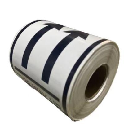 China Thermal Transfer Printed Thermal Transfer Sticker Warning Label This Side Up Stickers Caution Label Fragile Roll for sale