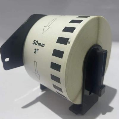 China DK-22.223 Best Quality Waterproof White Compatible Thermal Labels 50mm*30.48m Tape Roll Direct Thermal Label for sale