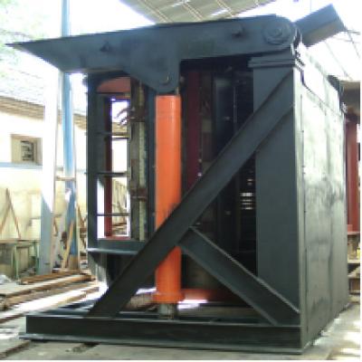 China 1 Ton Environmental Friendly Induction Melting Furnace For Scrap Iron Copper Zinc Lead Stainless Steel Melting for sale