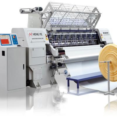 China Displaced Frame Computerized Lock Stitch Multi-need Quilting Machine for sale