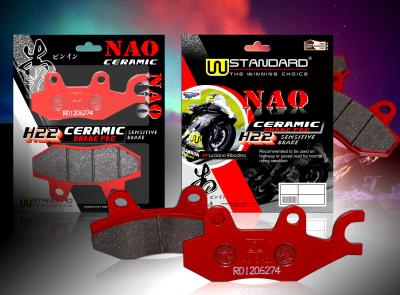 China Motorcycle NAO+C Racing Brake Pad Set FA165 for sale