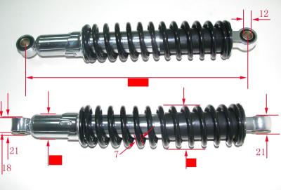 China Motorcycle Rear Shock Absorber CG125 CDI Heavy Duty for sale