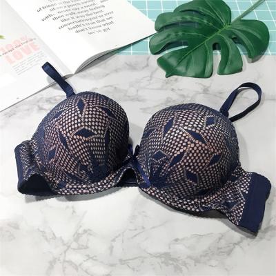 China High Quality Breathable Underwear Women Lace Up Comfortable Full Coverage Bra Everyday Bra Size 38 for sale