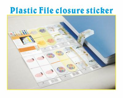 China New Adhesive Waterproof File Custom Color Stickers With Personalized LOGO For Document for sale