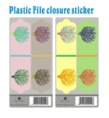 China Personalized Colorful Custom Color Stickers , General Paper Notes For Plastic File Closure for sale