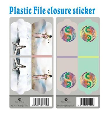 China Eco - friendly PET Reusable 35*130mm Label Custom Color Stickers With OEM Design for sale