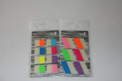 China Customized Colorful 26*45 mm Self Adhesive File Folder Plastic Index Tabs For Classifying for sale