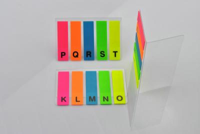 Cina ROHS PET portatile personalizzato pellicola adesiva colorata personalizzata Sticky Notes in vendita