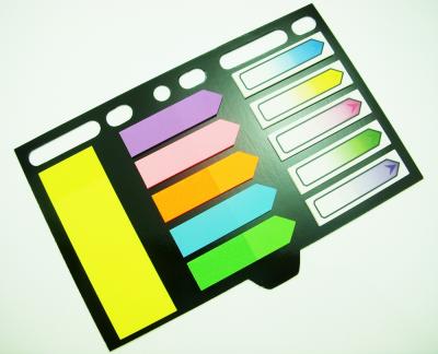 Cina Colorful portatile PET Memo Sticky Note Pad con Logo personalizzato per i libri, report in vendita