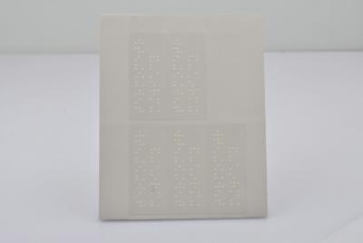 China Removable ROHS PVC / PET Custom Braille Stickers Transparent Label For Medicine Bottle for sale