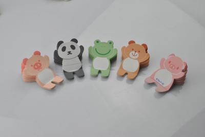 China Personalized Removable Paper Self-adhesive Animal Shaped Sticky Notes , Adhesive Note Pads for sale