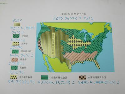 China OEM Packing Digital Printing Plastic Maps Braille Learning Tools With Best Service for sale