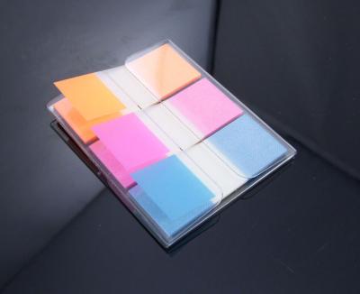 China Eco - friendly 18mm * 45mm Colorful PET Self - adhesive Pop - up Sticky Notes for Page Marker for sale