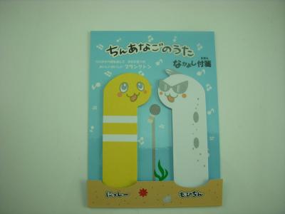 China Yellow / White Decorative Paper Shaped Sticky Notes ,  Personalized Scratch Pads for sale