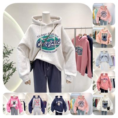 China Hot sale women's pure cotton hoodies pullovers anti-shrink sweatshirts for women custom printed logo women's hoodies wholesale for sale