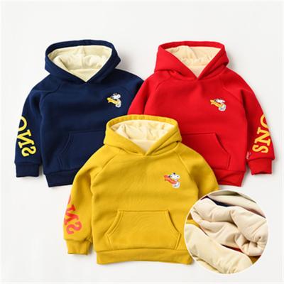 China Anti-wrinkle boys fall 2022 autumn new one-piece hoodie winter kids clothing fashion style hoodie jacket fashionable clothes for sale