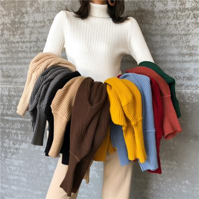 China Anti-wrinkle sweater qiu dong new style neck long sleeve sweater top unlined lower garment upper stretch is built inside the jacket woma for sale