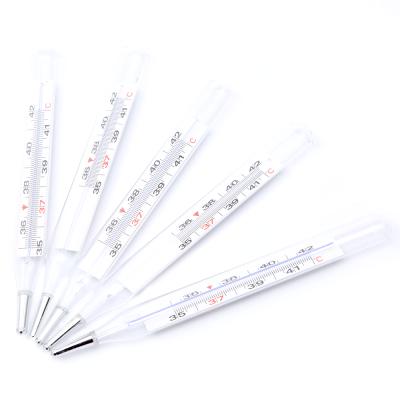 China High Accuracy Oral Armpit Mercury Free Glass Clinical Thermometer Mercury Free Oral Armpit Thermometer for sale