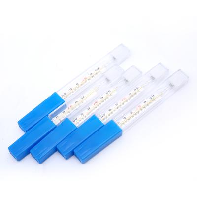 China Mercury Free High Quality Oral Glass Clinical Thermometer Oral Mercury Thermometer Used For Medical Physical Examination for sale