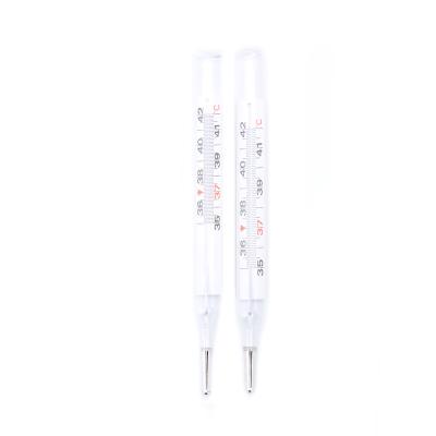 China New Arrival Latest Design Oral Glass Armpit Mercury Clinical Household Thermometer Mercury Free Thermometer for sale