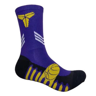 China Sports Manufacturers Direct Selling Wholesale Custom Basketball Socks for sale