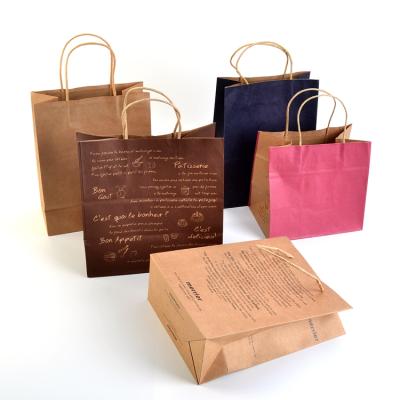 China Manufacturer Biodegradable Ready Industry Bakery Toast Window Paper Bag For Shipping Brown Kraft Paper Bag for sale