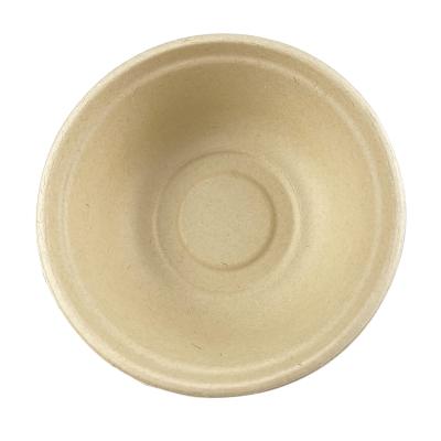 China Modern Disposable Eco Friendly Non-Toxic Strong Suction Bagasse Container White Raw Arrival 24oz Natural Pastic Bowl for sale