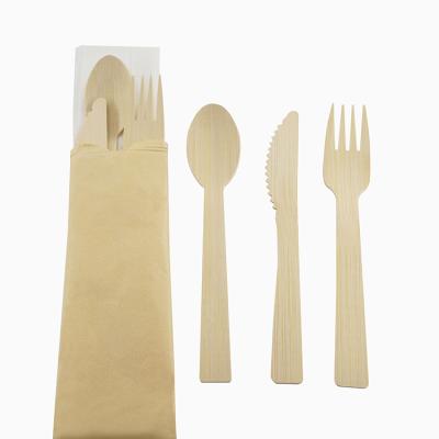 China Disposable 170mm Bamboo Cutlery Eco-Friendly Eco-Friendly for sale