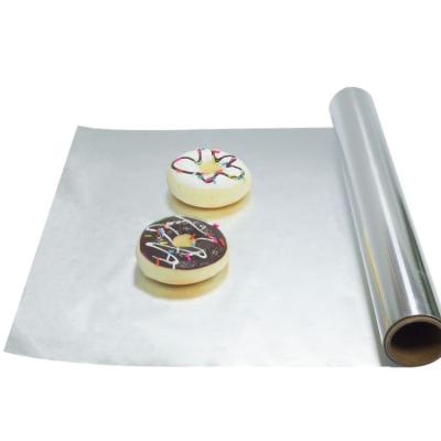 China Widely Used Kitchen Use Silver Product Textured Aluminum Foil Roll for sale