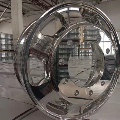 China ALLOY Most Popular American Standard Forged Aluminum Truck Wheel 22.5x8.25 Alloy Wheel High Polish Rims With Competitive Price for sale