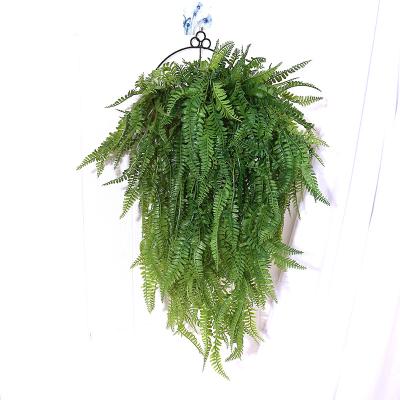 China Wholesale Natural Touch Artificial Vine Leaves Plant Hanging Garland Small Artificial Persian Ornaments Home Decoration Hanging Plants for sale